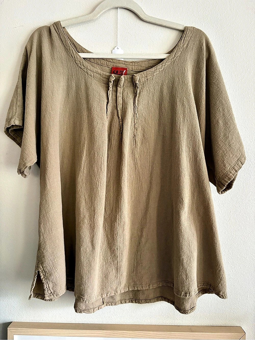 Oh my gauze! Women's Tunic in Brown tan